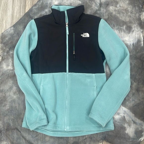 The North Face Crescent Full Zip Trellis Green/TNF black. - Picture 1 of 4